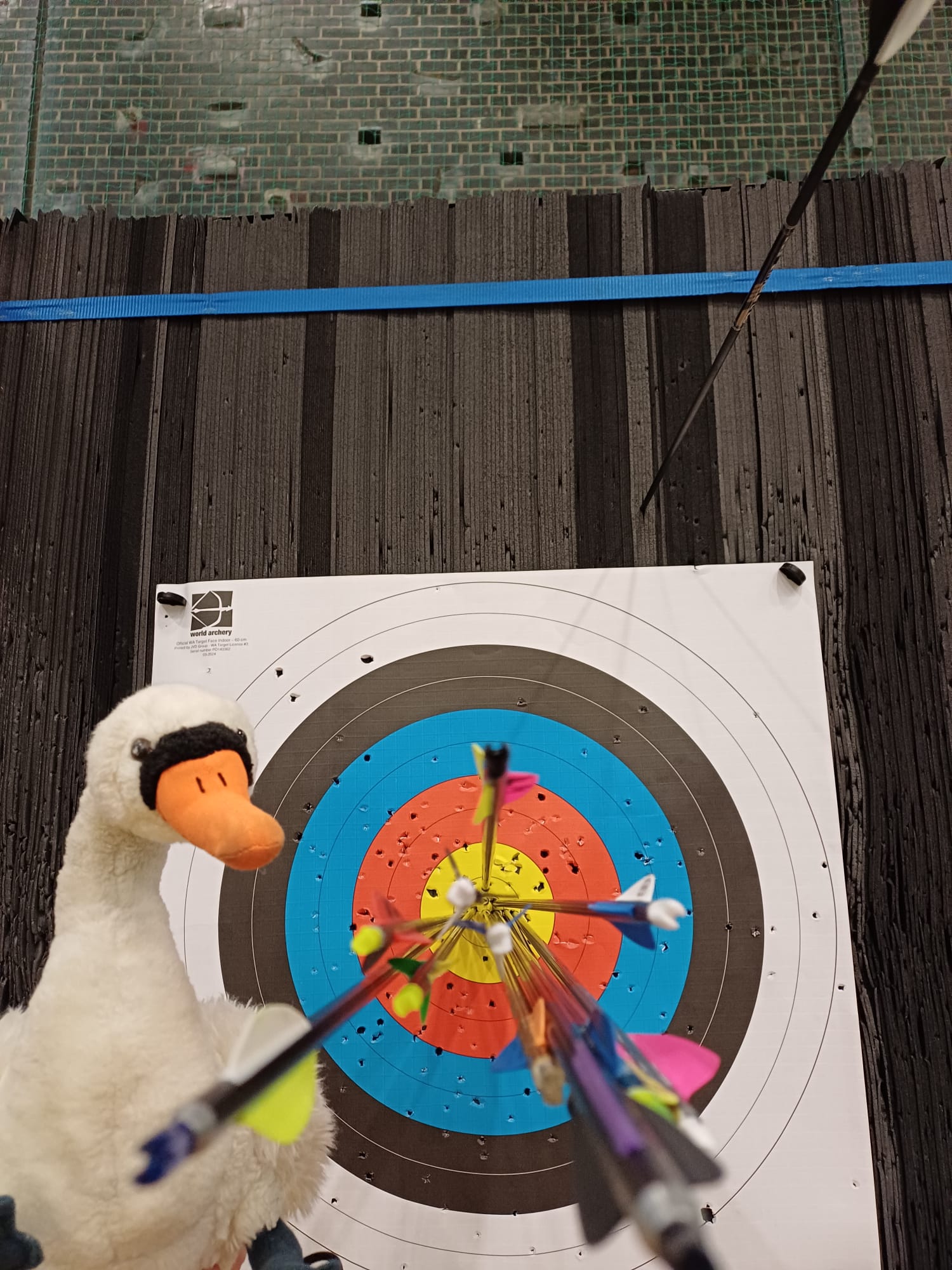 george the mascot of the archery club